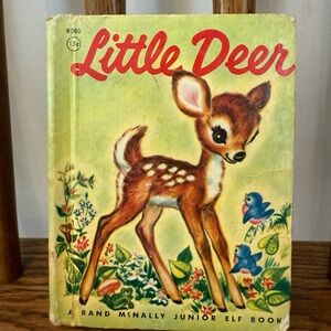 Vintage Little Deer Rand McNally Junior Elf Book Hardcover